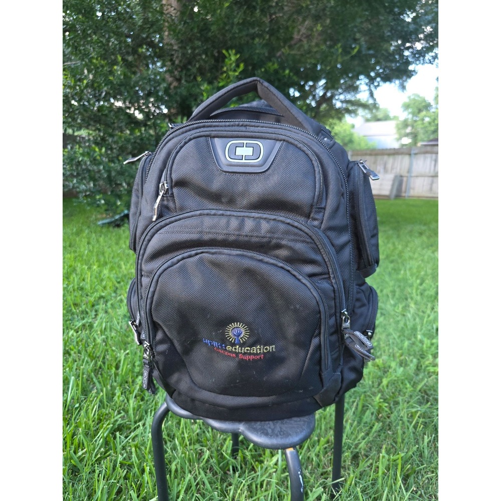 OGIO Stratagem Laptop Backpack Black Ballistic Nylon Tech Bag RSS Compartment